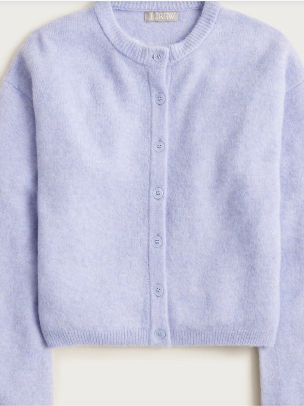NWT J Crew Supersoft bubble-hem cardigan